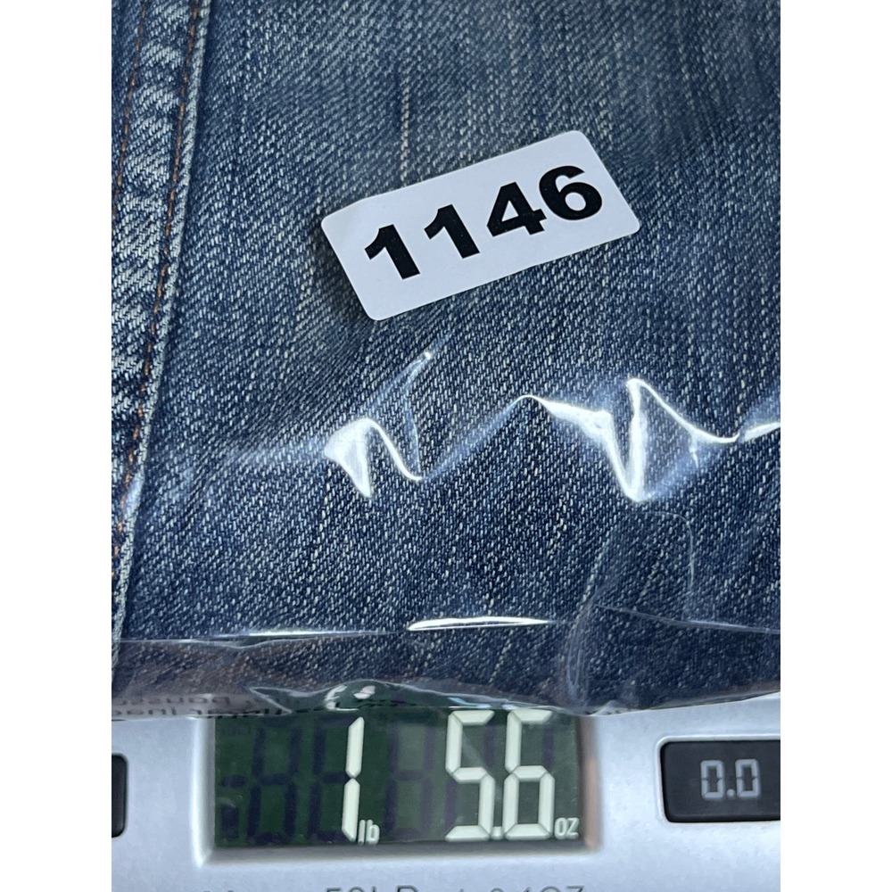Gap VTG 2002 Blue Denim Trucker Jacket Women‎ Wash Y2K Retro Streetwear Jean M - Picture 9 of 9